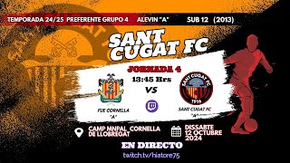 Temporada 2425 J4 Partit Sencer UE Cornellá vs Sant Cugat FC Aleví Preferent 12 Oct 2024 [upl. by Annehsat]