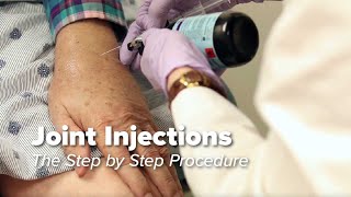 Joint Injection Step by Step Procedure [upl. by Kcirdorb626]