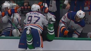 Hit from Connor McDavid  25052024 [upl. by Enelak137]