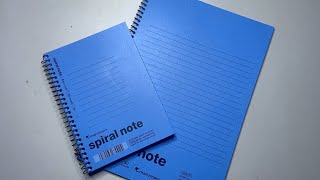 TAKE NOTE Maruman Spiral Note Notebook Paper Review [upl. by Eseer860]