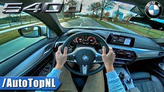 BMW 5 Series Touring G31 540d M Sport POV Test Drive by AutoTopNL [upl. by Lavicrep438]