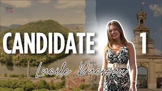 Candidate n°1  Lucile Ducroux [upl. by Bakemeier]