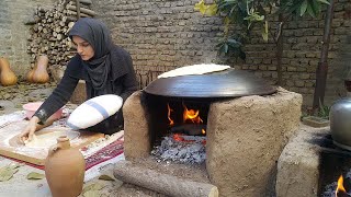 Bake lavash in our village house  Lavash Bread [upl. by Eidoow845]