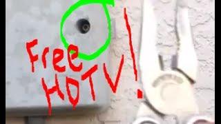 How to Connect Cables to Get Free HD TV Channels Legally [upl. by Ahsiym]