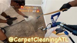 Carpet Stain Removal Hack Great Results Satisfied Customer for the WIN 🍃🍂🍁 [upl. by Ynneb]