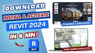 Download Install and Activate Revit 2024 for free l Step by step Tutorial l Explore New Features [upl. by Llerdnod]