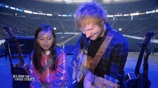 Ed Sheeran überrascht Tiara aus Deutschland nach NYC [upl. by Fineberg]