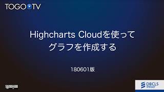 Highcharts Cloudをつかってグラフを作成する [upl. by Kuhlman104]