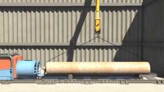 Trenchless technology  auger bore [upl. by Nimajeb]