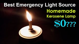 DIY Kerosene Lamp from Scrap Materials  Do it Yourself Alcohol Lantern Best Emergency Light Source [upl. by Michaeline]