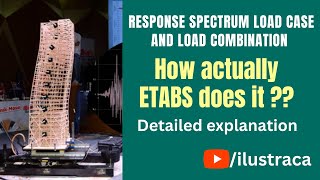 Response Spectrum Case and Load Combination How actually ETABS does it   ilustraca  Sandip Deb [upl. by Aluin]