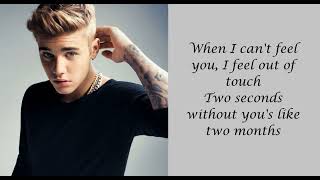 Justin Bieber  2 Much Lyrics [upl. by Ennaylil]