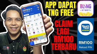 APP DAPAT DUIT TOUCH N GO EWALLET RM100  Blink Story [upl. by Oicirtap]