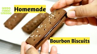 Bourbon Biscuits Recipe  Cook with Kousy [upl. by Yllac554]