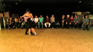 Tango Tanzkurs Online ✓Gratis✓ • Cunita con sacada • Tango München [upl. by Oreste175]