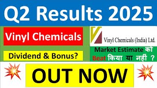 VINYL CHEMICALS Q2 results 2025  VINYL CHEMICALS results today  VINYL CHEMICALS Share News TODAY [upl. by Hitchcock]