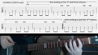 Metallica Ride The Lightning rhythm guitar lesson [upl. by Casta782]