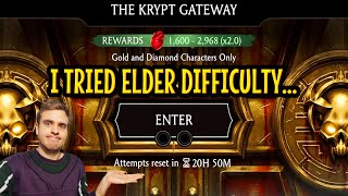 MK Mobile I Tried Elder Difficulty Krypt and THIS HAPPENED What a Scam [upl. by Ignacia]