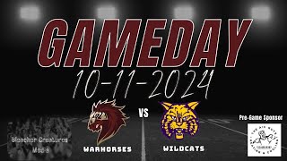 Devine Warhorses Vs Carrizo Spring Wildcats 101124 [upl. by Ermina598]