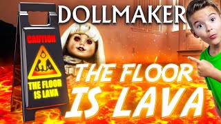 The Dollmaker  The Floor Is Lava Season 5 Ep4 ESCAPING THE DOLL [upl. by Ecirtal]