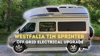 Westfalia T1N Sprinter Electrical Upgrade amp Tour [upl. by Seena608]