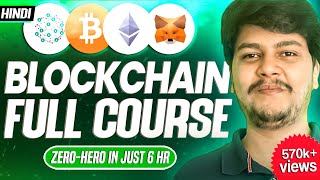 Blockchain Full Course  6 hours  Blockchain Tutorial  3 courses in 1  Hindi  Code Eater [upl. by Keg]