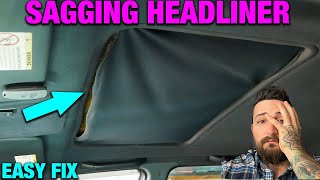 Fix Your Sagging Sunroof Headliner with This Simple DIY [upl. by Driscoll]