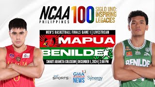 Mapúa vs Benilde Men’s Basketball Game 1  NCAA Season 100  Replay [upl. by Atiugram]