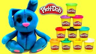 Cum sa faci un Iepuras din PlayDoh  Iepuras de Paste Fireflies Kids [upl. by Adnylam258]