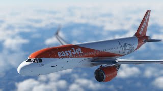 Ultra Settings  EasyJet Airbus A320Neo  ManchesterParis  MSFS2020 [upl. by Aiksas427]