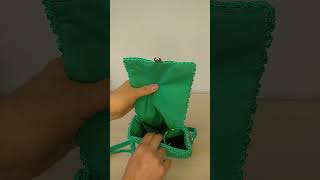 Вязаная сумочка diy sewing творчество [upl. by Eidaj619]