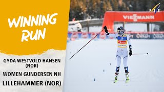 Westvold Hansen makes it two in a row  FIS Nordic Combined World Cup 2324 [upl. by Jake503]