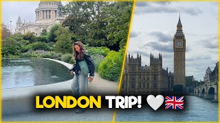 LONDON TRIP ❤️  Zwiedzanie miasta London Eye i Moulin Rouge  Milena Zdzuj 💃 [upl. by Adnarim723]