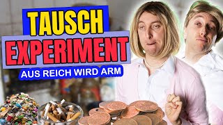 Tauschexperiment  Aus Reich wird Arm mit Susanne und Wolfgang Nörgel 😷💰💳 [upl. by Ellesig]