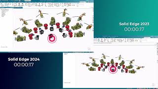 NEW in Solid Edge 2024 Best in class Large Assemblies [upl. by Meean94]