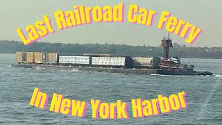 NYNJ rail marine terminal The last Railroad barge on New York Harbor [upl. by Heber]