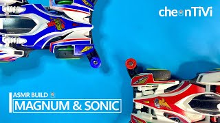 Tamiya Fully Cowled Mini 4WD Series  Beat Magnum amp Buster Sonic  ASMR Unboxing [upl. by Bryna]