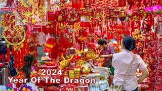 Chinese New Year 2024 Dive into Dragon Decorations in Chinatown Singapore [upl. by Maryjo]