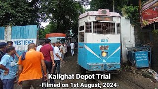 Kalighat Depot Trial with 639  Tramisane Specials 3 [upl. by Salli]