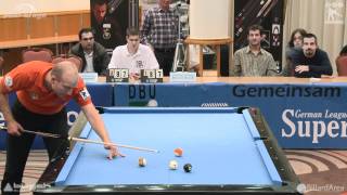 Billard Bundesliga Roschkowsky vs Reintjes Straight Pool [upl. by Jareb509]