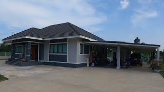 Thailand House Build Complete Walk Around amp Final Costs [upl. by Blackington]