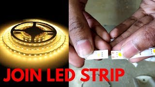 How to join LED strips without connector [upl. by Aihsenet]