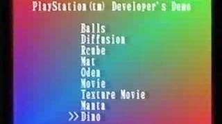 Playstation 1 Developer Demo Disc 1995 [upl. by Enimasaj]