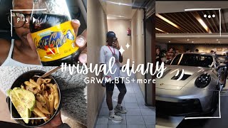 visualdiary days in my life  Kyalami Festival of Motoring  GRWM BTS  more SA GRAPHIC DESIGNER [upl. by Ainwat]