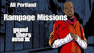 GTA 3 Rampage  All Portland LocationsStratergies trilogy definitive edition [upl. by Shulman]