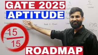 GATE 2025 Aptitude Roadmap for 1515 Marks Perfect score [upl. by Fermin65]