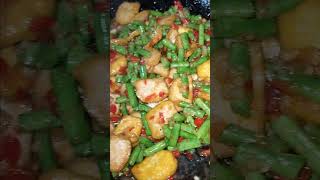 Tumis buncis tahu food cooking kontenmemasak recipe [upl. by Colton]