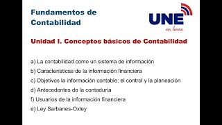 Conceptos básicos de Contabilidad [upl. by Tigirb]