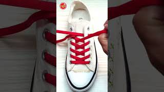 Shoelace Design How To Tie Shoelaces Shoes Lace Styles Shoelaces Shorts [upl. by Pennie]