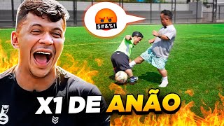 X MEIO  O MAIOR X1 DE ANÃO DA INTERNET 🏆😡 deu até treta [upl. by Edyth]